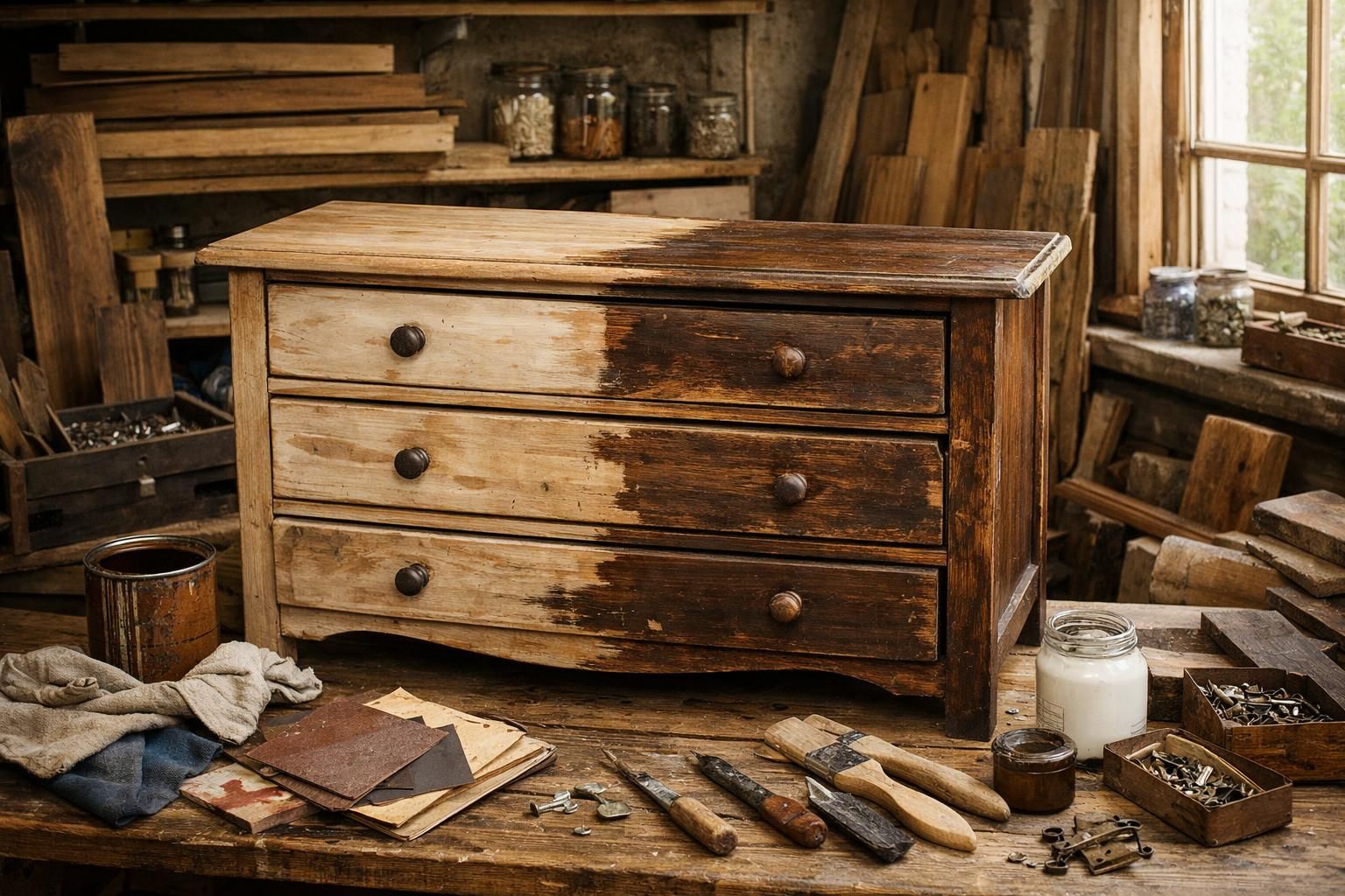 DIY : Transformez Vos Meubles Avec Des Matériaux Récupérés