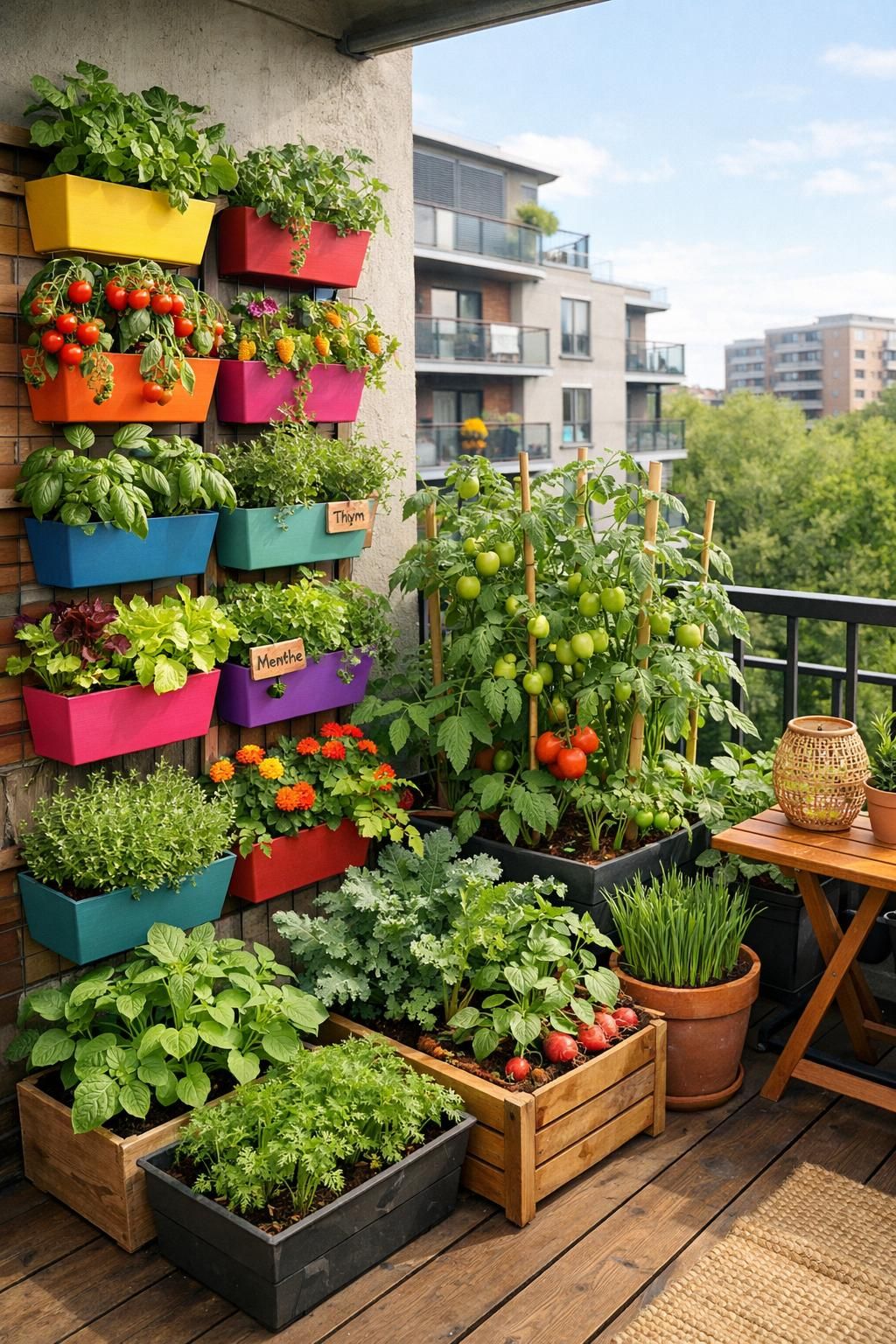 apprenez à créer facilement un potager vertical sur votre balcon pour cultiver vos légumes et herbes aromatiques, même avec peu d’espace.