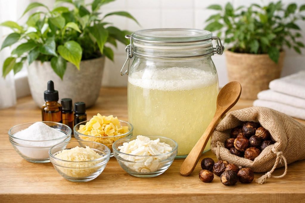 apprenez à fabriquer votre lessive maison zéro déchet facilement avec notre guide diy, pour une lessive écologique, économique et respectueuse de l'environnement.