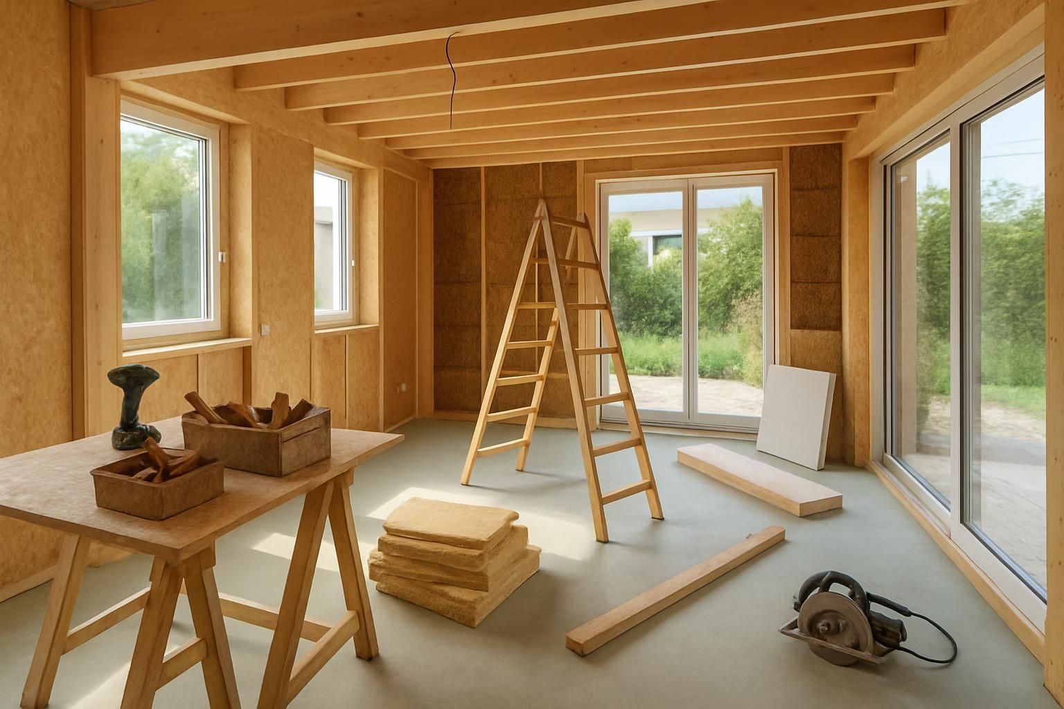 découvrez comment ils ont réussi à rénover leur logement sans avoir à déménager, en optimisant l'espace et en modernisant leur intérieur.